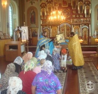 Крестный ход с чудотворной иконой Божией Матери "Касперовская"
