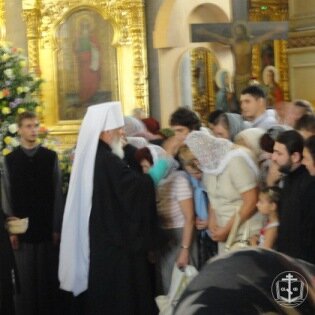22 июля Владыка Агафангел совершил праздничную Божественную литургию в Свято-Ильинском мужском монастыре