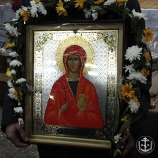 4 января 2012 года был отслужен акафист с водосвятием в Черноморской женской исправительной колонии № 74