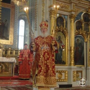 23 января в день памяти сщмч. митрополита Анатолия Владыка митрополит Агафа ...