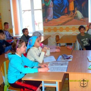 Посещение воскресной школы Свято-Алексеевского храма
