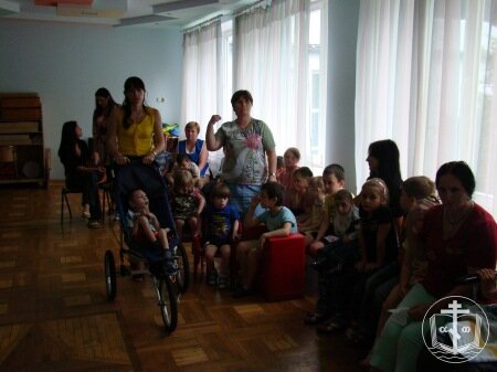 Причастие в центре реабилитации имени Януша Корчака