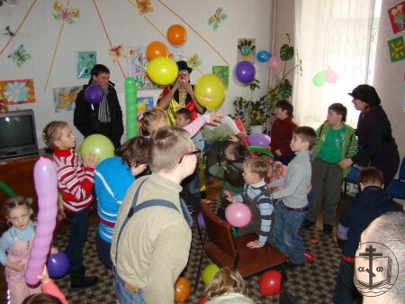 День именинника для детей из ВБО "ДаунСиндром"