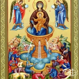 О иконе Божией Матери "Живоносный источник"