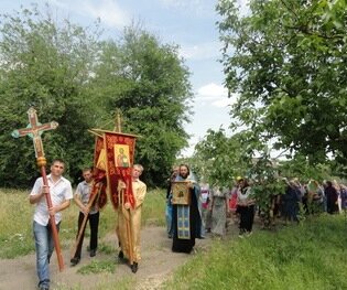Крестный ход с Касперовской иконой Божией Матери по Татарбунарскому району
