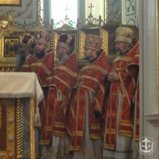 23 января в день памяти сщмч. митрополита Анатолия Владыка митрополит Агафангел совершил Божественную литургию