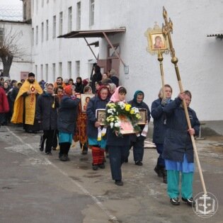 В Черноморской женской колонии № 74 г. Одессы прошел крестный ход в честь св. вмц. Анастасии Узорешительницы