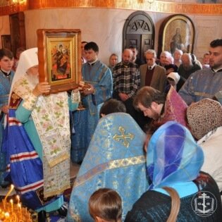 В Одессу с Афона доставлен список чудотворной иконы Божией Матери «Всецарица»