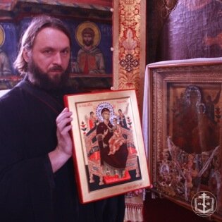 В Одессу с Афона доставлен список чудотворной иконы Божией Матери «Всецарица»
