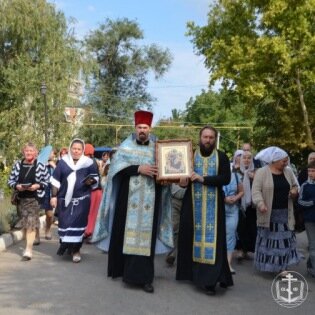 Крестный ход с иконой Божией матери «Всецарица» со Святой Горы Афон по Беляевскому району Одесской области