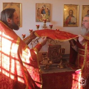 В Одесском СИЗО, в храме священномученика Анатолия Одесского, прошла Божественная литургия по случаю дня памяти святого
